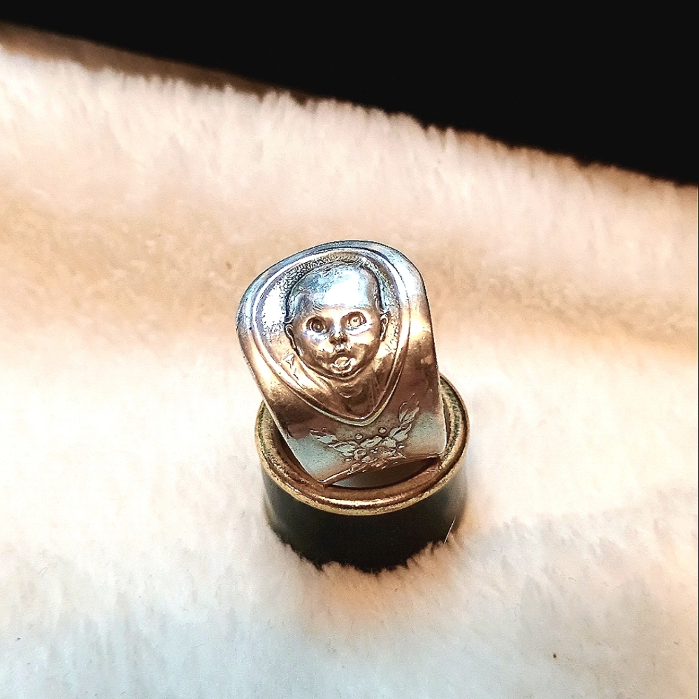 Vintage Gerber Baby Silver Ring